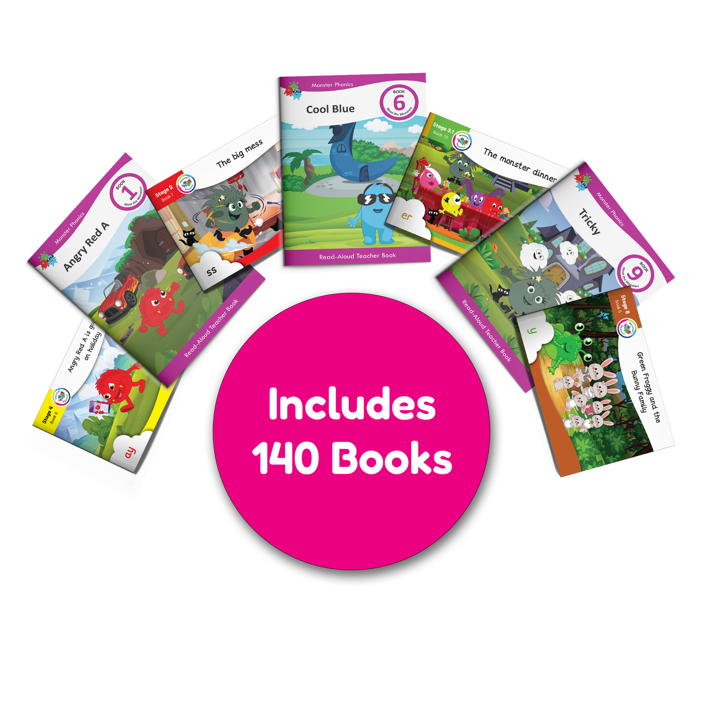 Fiction Books Full Set and Meet the Monsters (Universal)