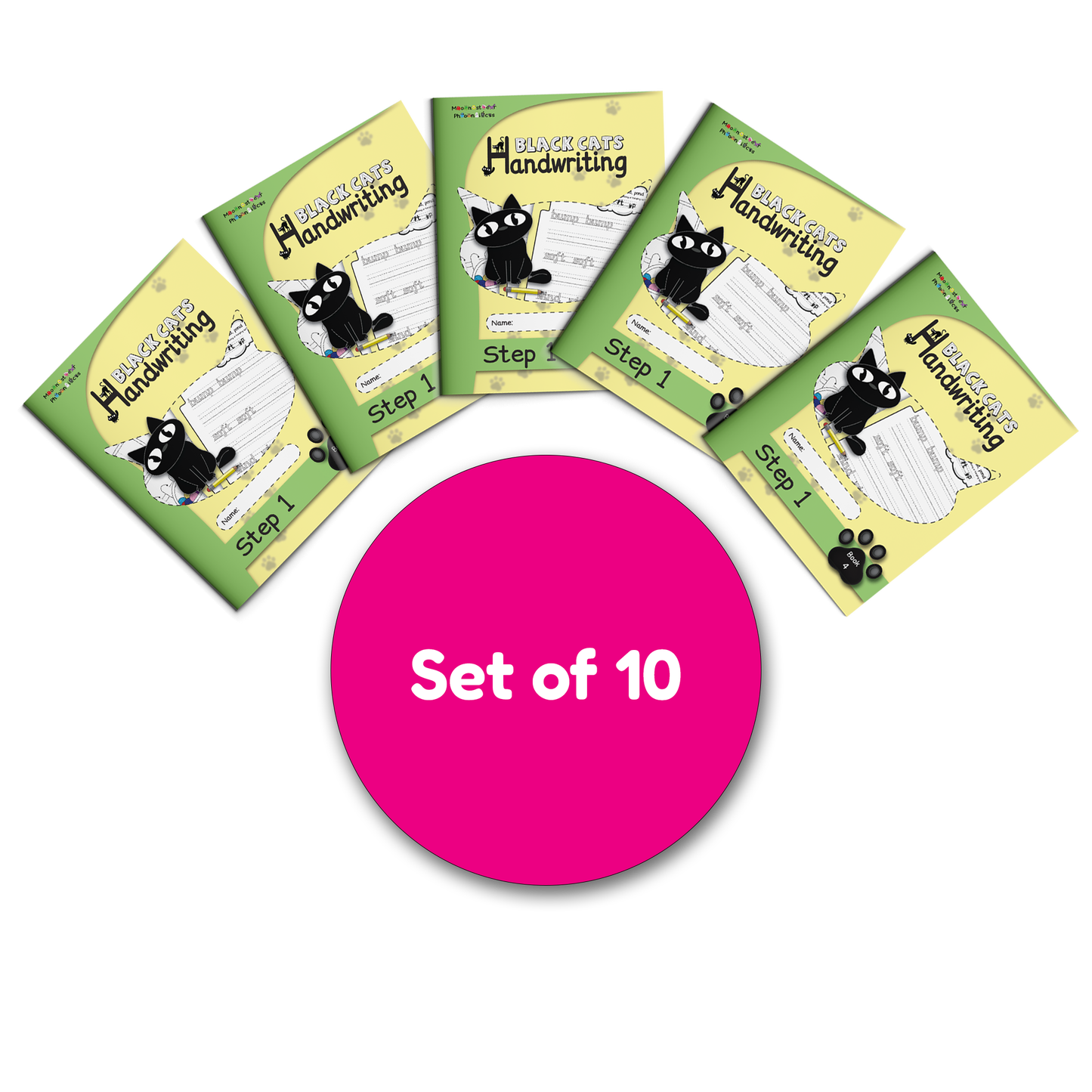 Handwriting Step 1 Book 4 – Set of 10 (Reception)