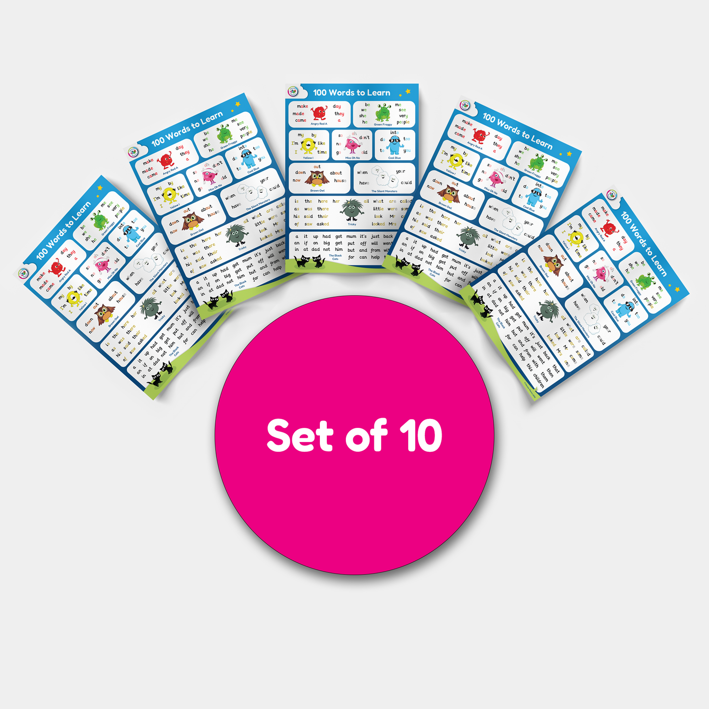 Tabletop 100 HFW Cards A4 – Set of 10 (Universal)