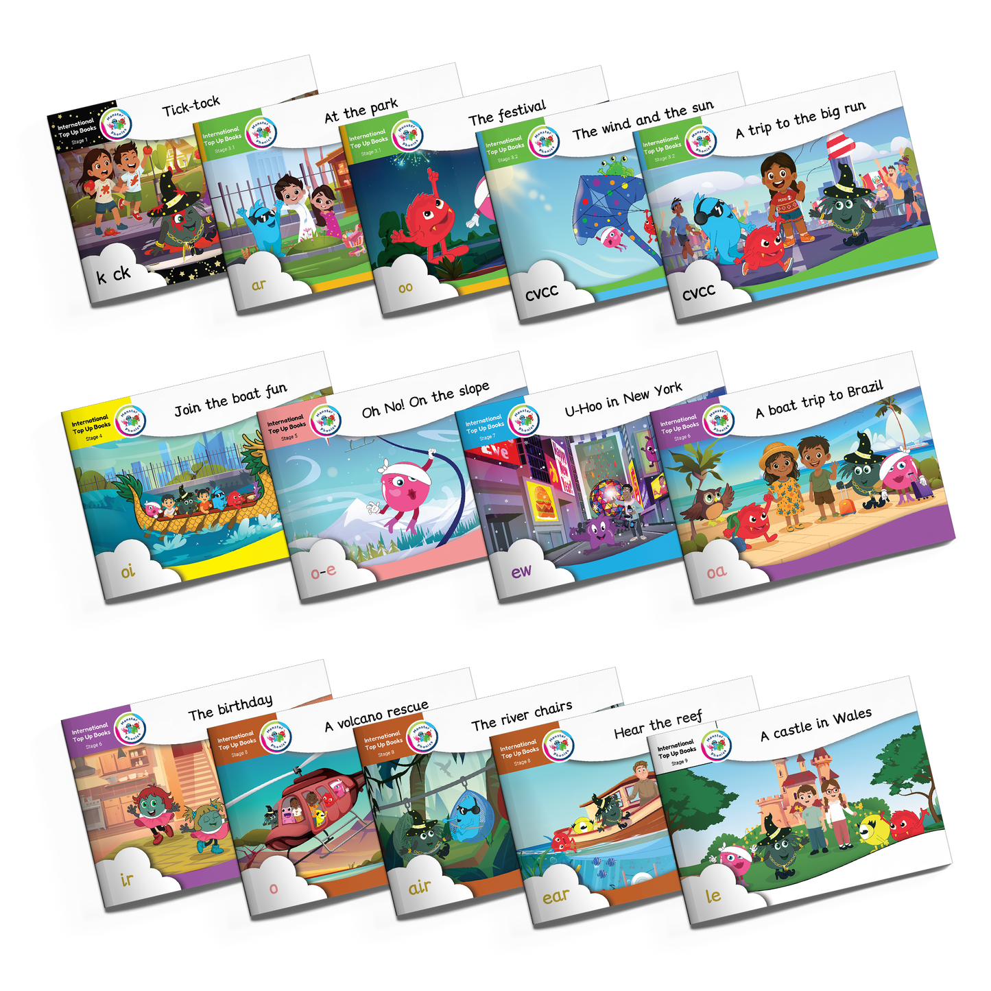 MULTI-SET: 5 x International Top Up Books