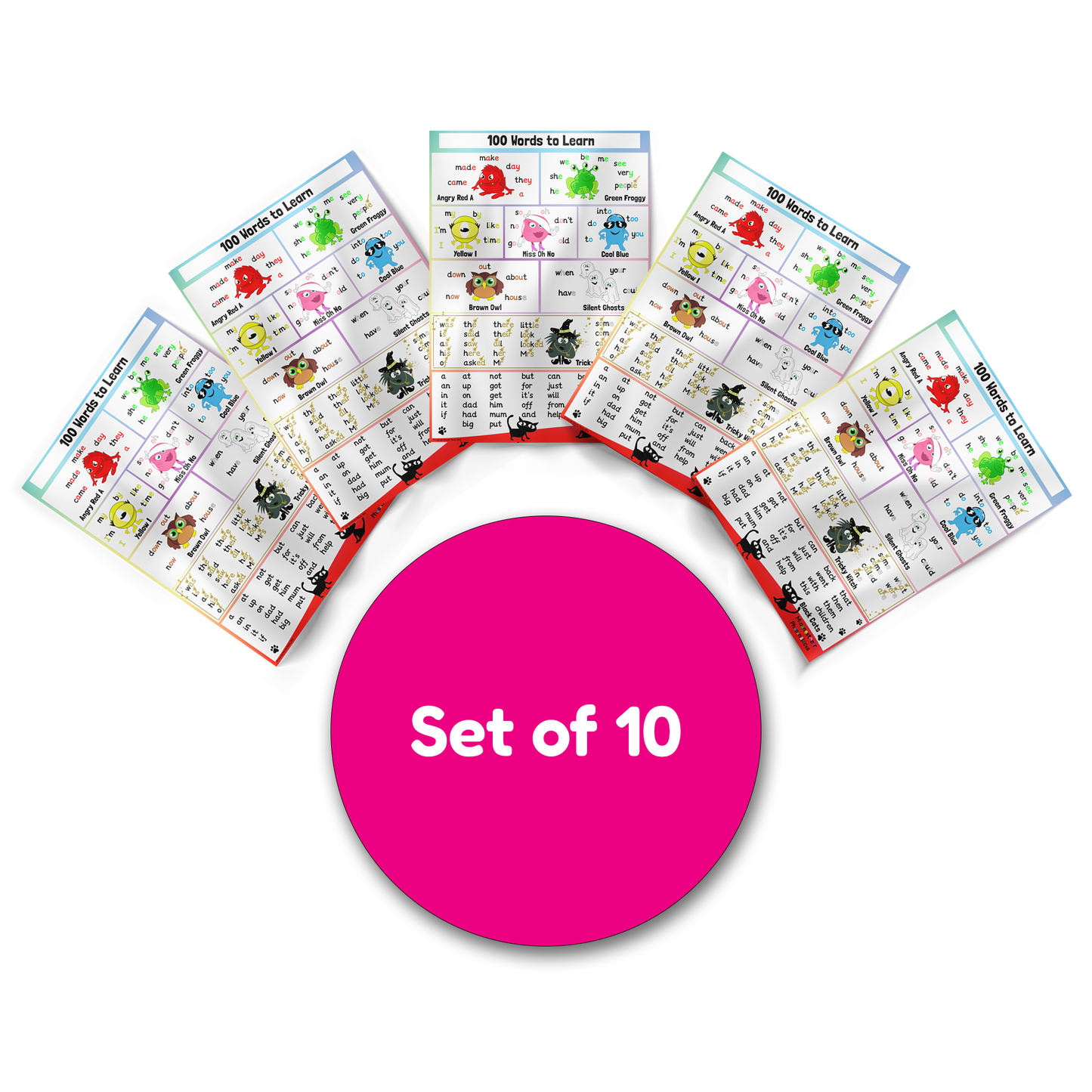 Tabletop 100 HFW Cards (A4) – Set of 10