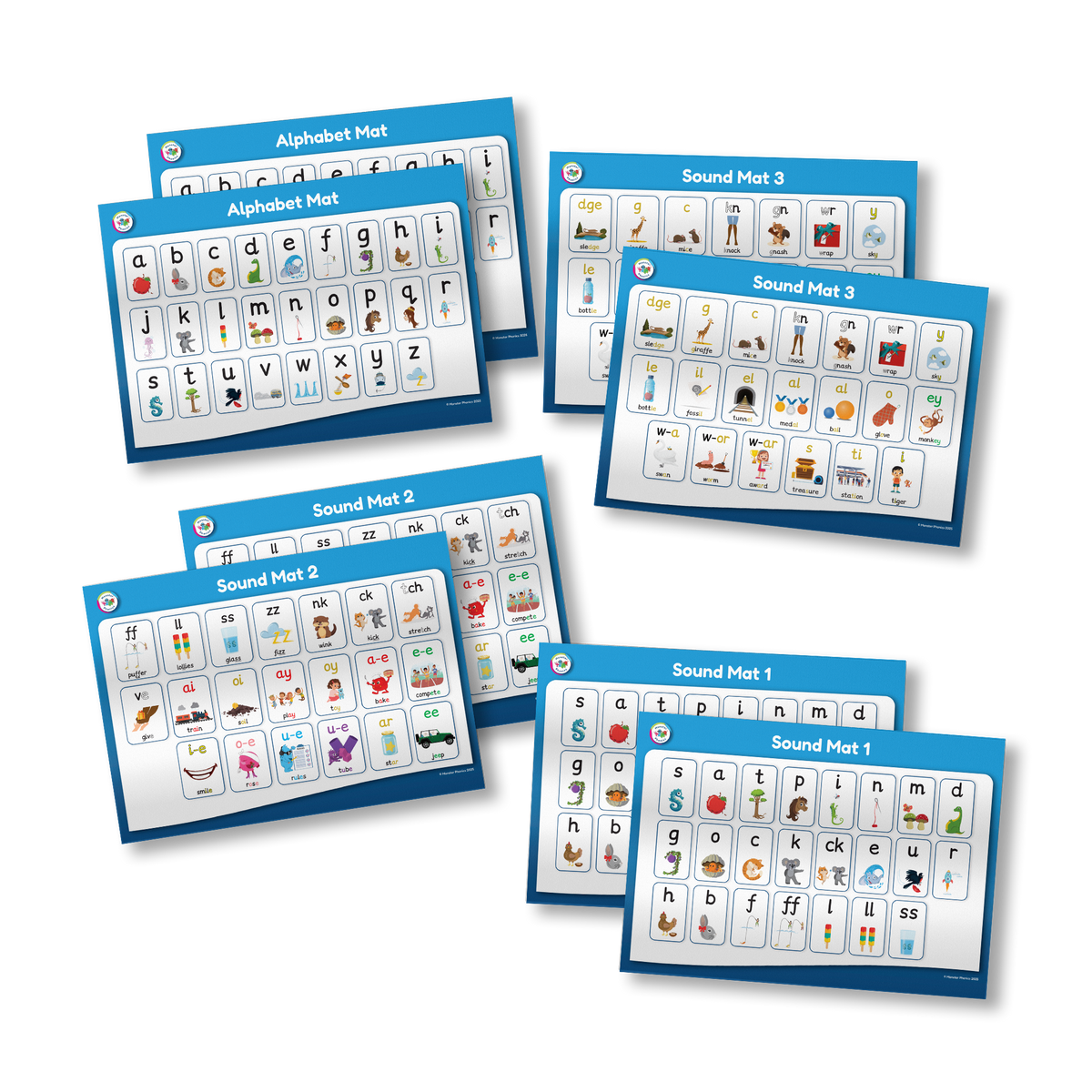 Sound Mats - Set of 5 (Universal) – Monster Phonics