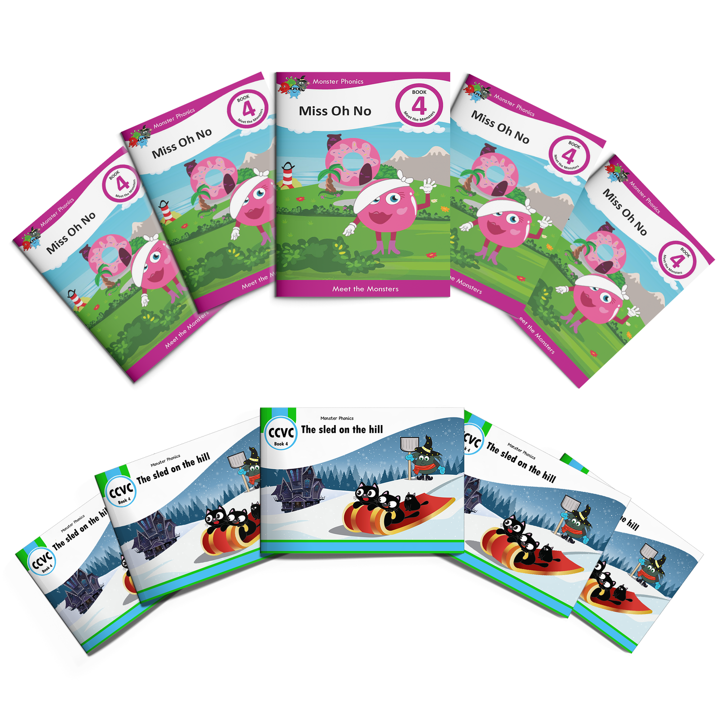 MULTI-SET: 5 x Fiction Books Full Set