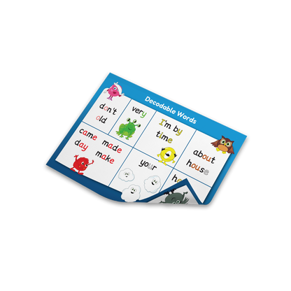 Tricky and Decodable Word Cards – 5 Sets (universal)