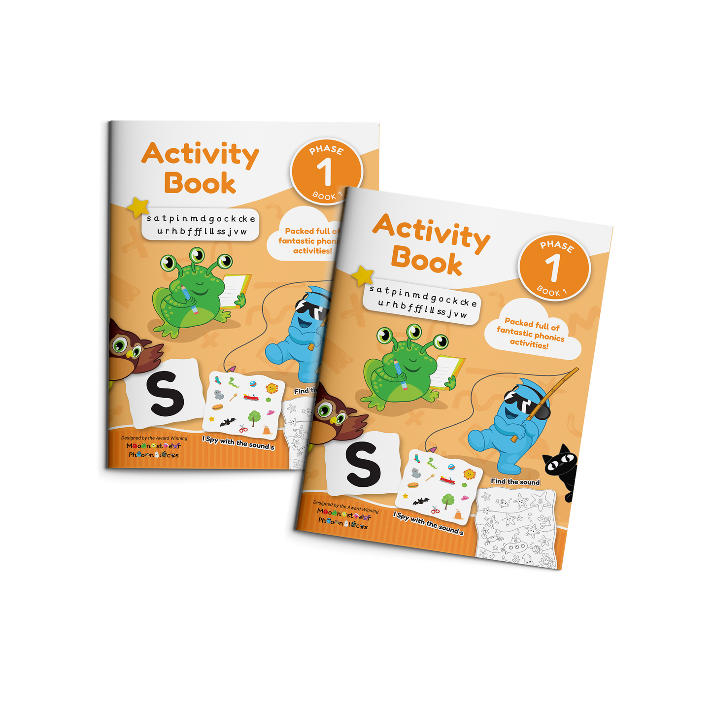 Activity Book Phase 1 Book 1 Set Of 10 Monster Phonics activity-book-phase-1-book-1-set-of-10-monster-phonics