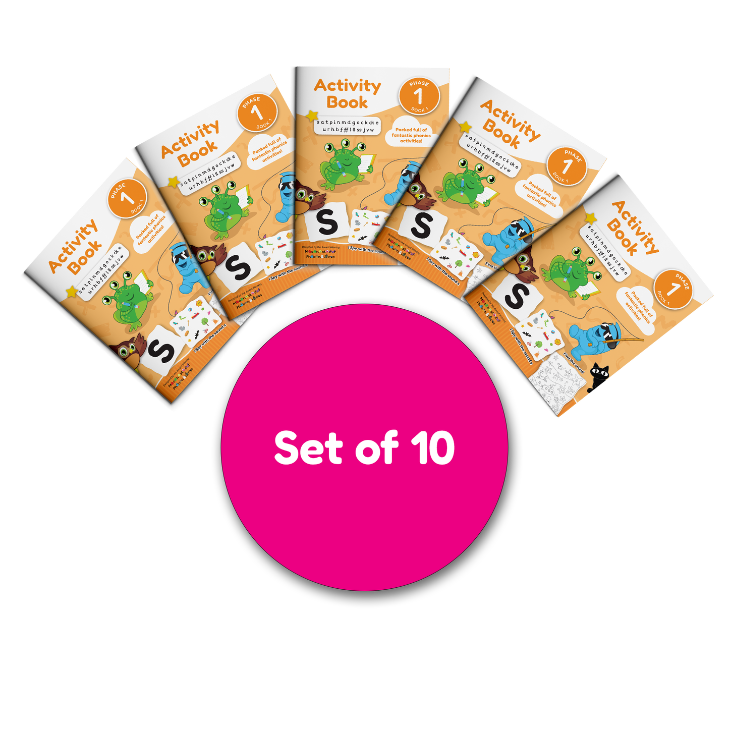 Activity Book Phase 1 Book 1 – Set of 10