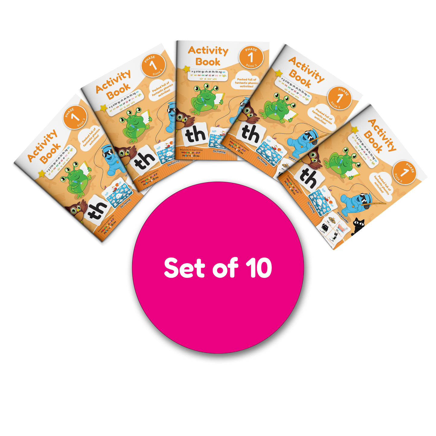 Activity Book Phase 1 Book 2 – Set of 10