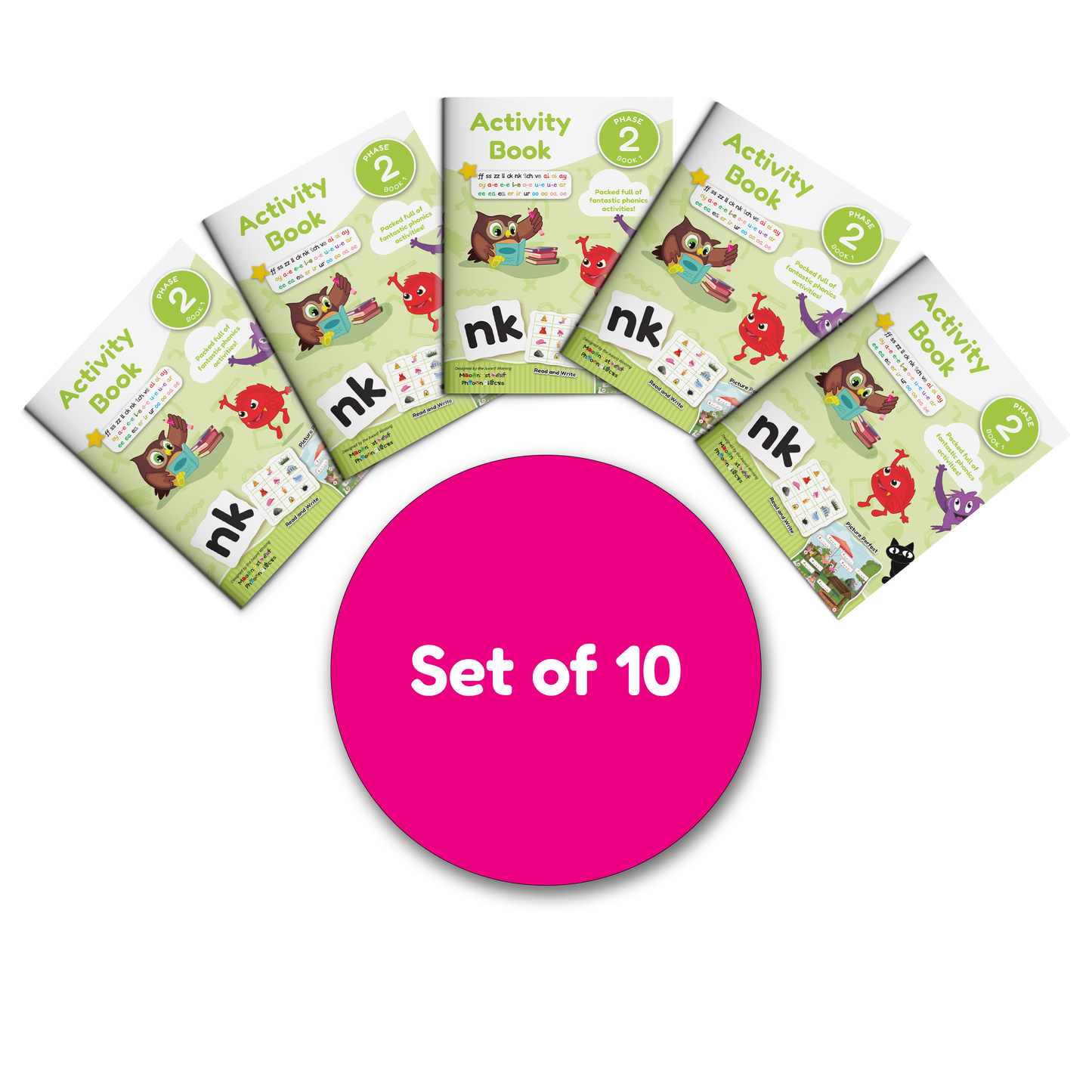 Activity Book Phase 2 Book 1 – Set of 10