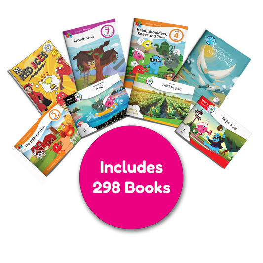BOOK SERIES BUNDLE: Entire Monster Phonics Reading Scheme (Universal)