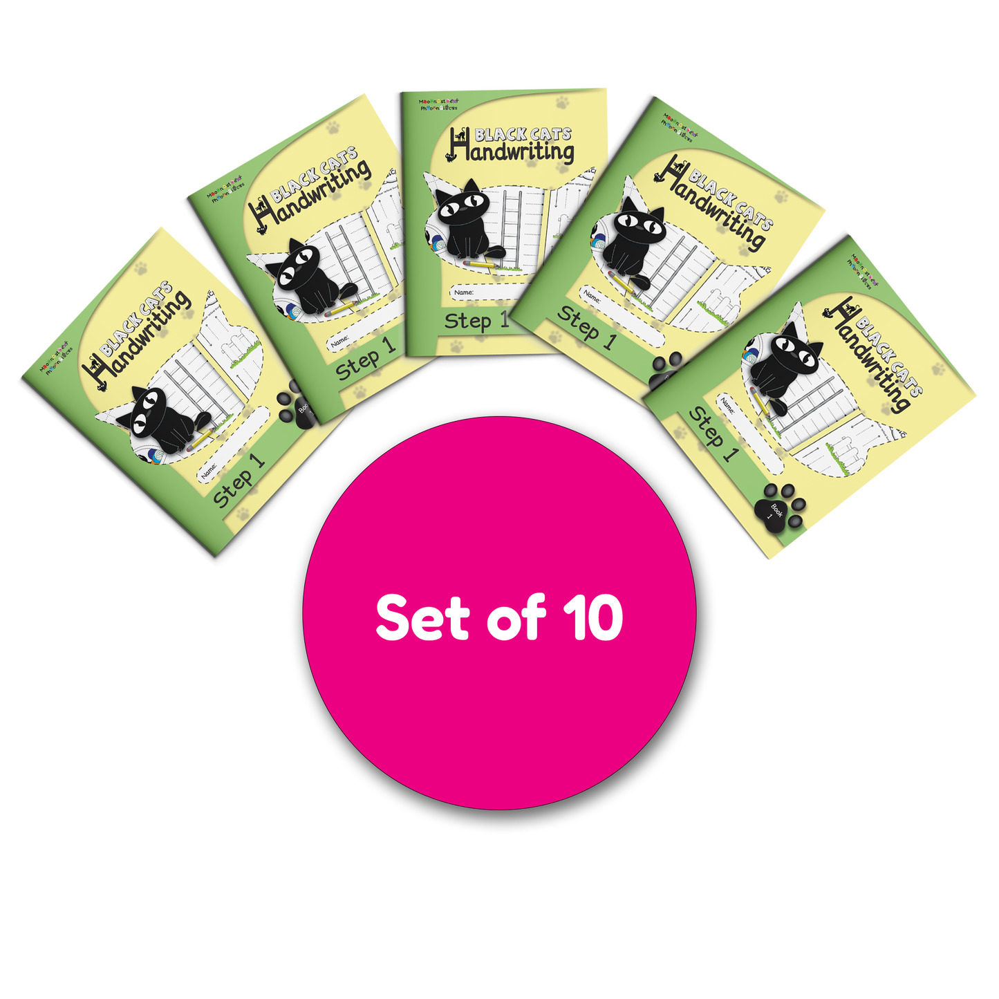 Handwriting Step 1 Book 1 – Set of 10 (Reception)