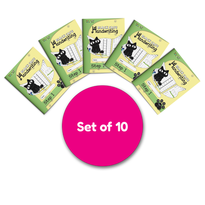 Handwriting Step 1 Book 1 – Set of 10 (Reception)