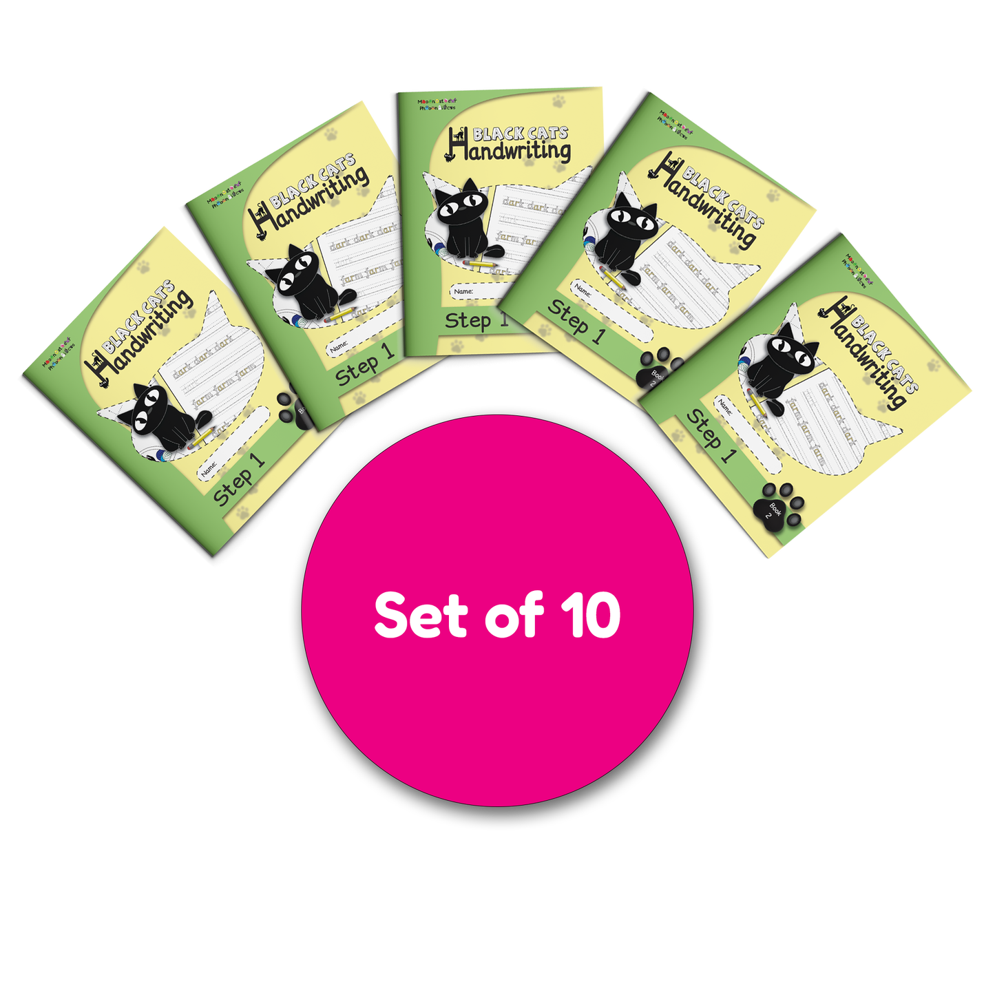 Handwriting Step 1 Book 2 – Set of 10 (Reception)