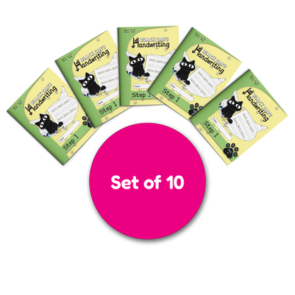 Handwriting Step 1 Book 2 – Set of 10 (Reception)