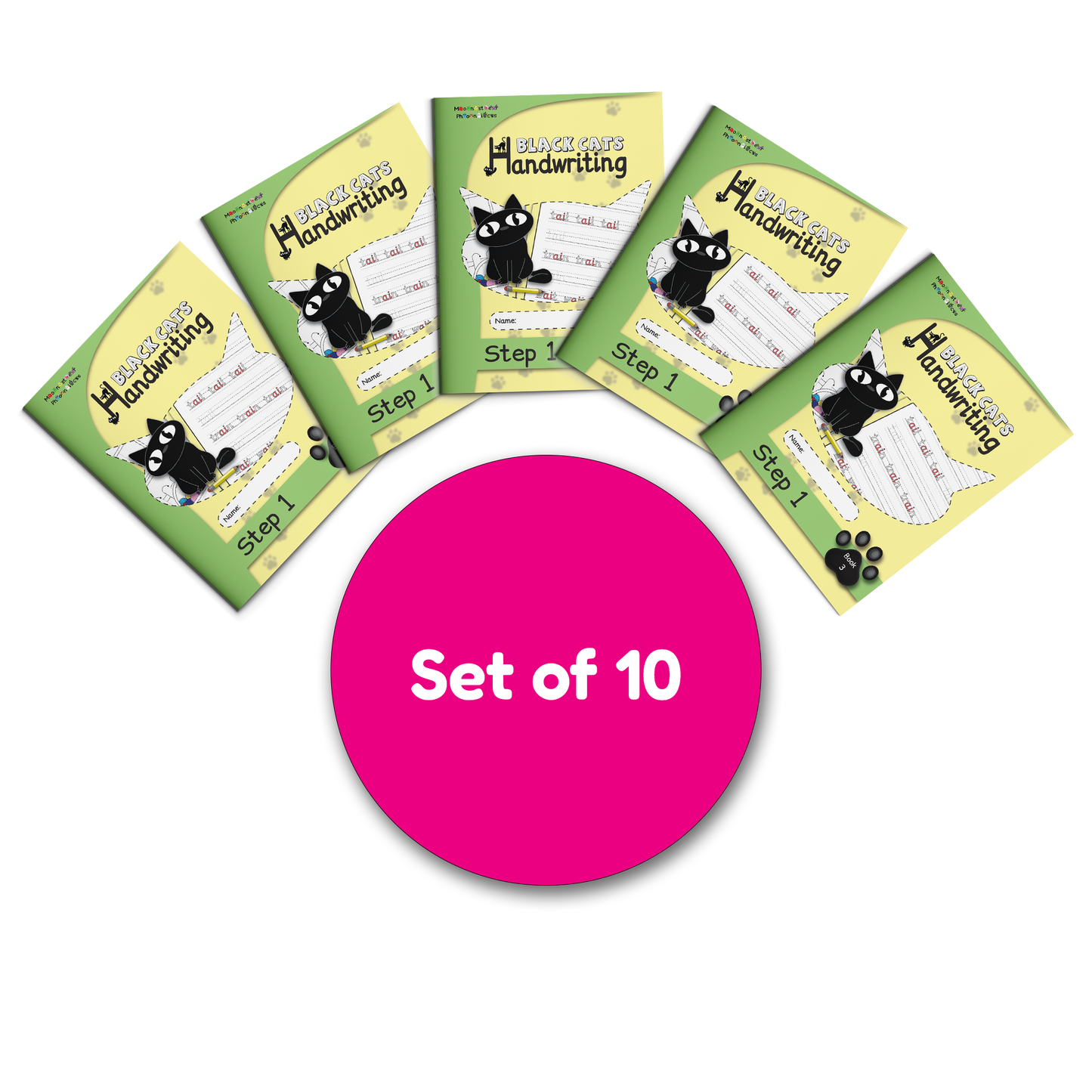 Handwriting Step 1 Book 3 – Set of 10 (Reception)