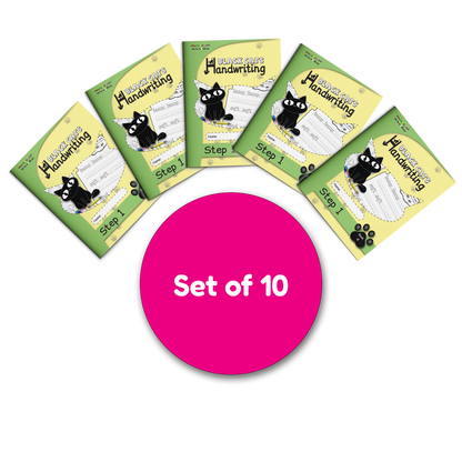 Handwriting Step 1 Book 4 – Set of 10 (Reception)
