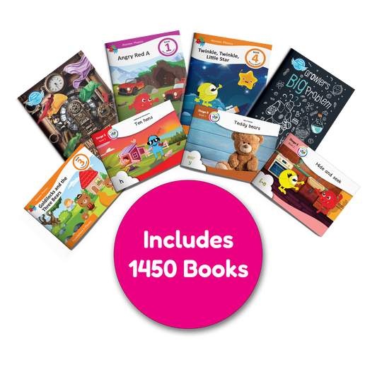 MEGA DEAL: 5 x Entire Monster Phonics Reading Scheme (Universal)