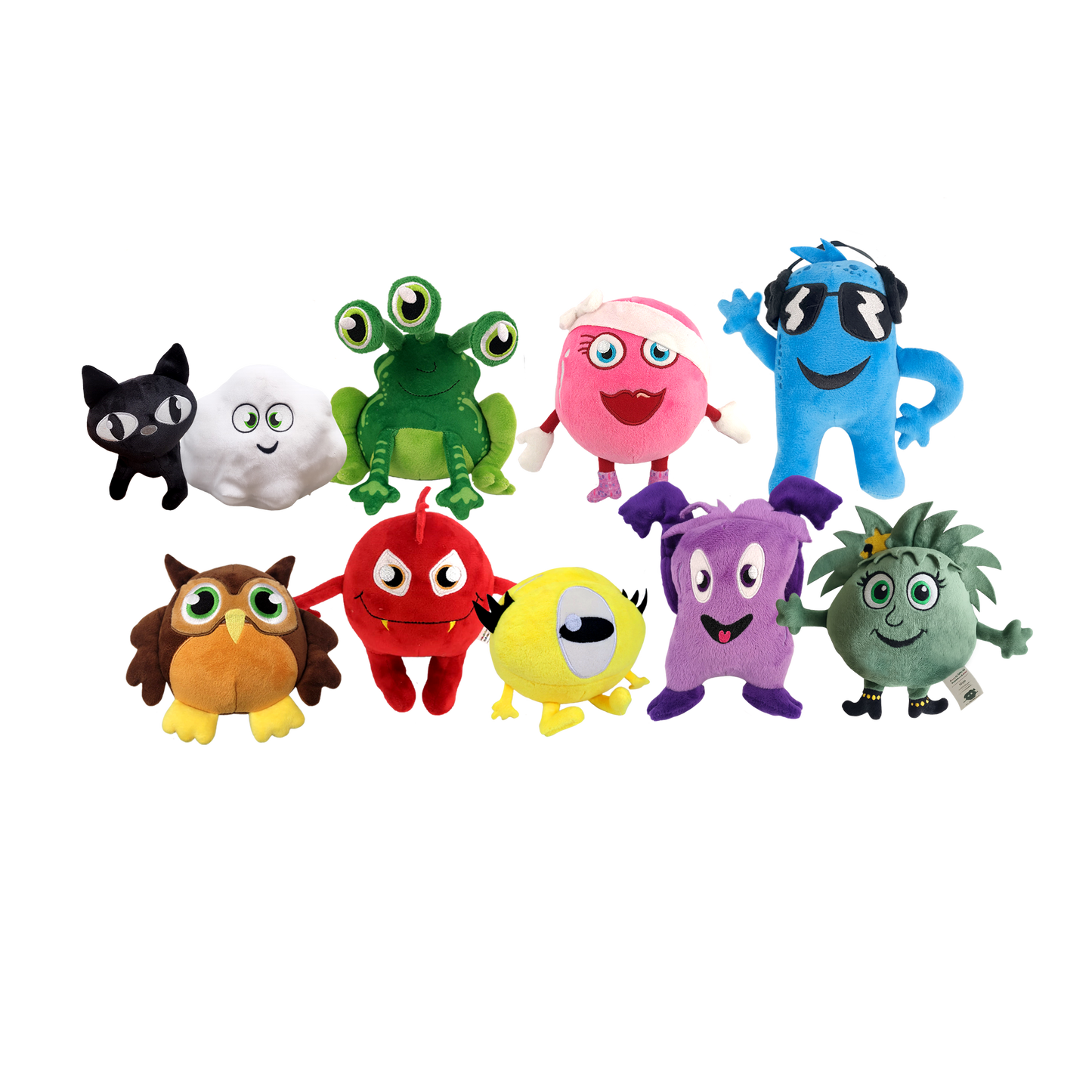 The Monsters! Set of 10 cuddly toys (Universal)