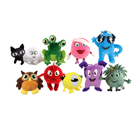 The Monsters! Set of 10 cuddly toys (Universal)