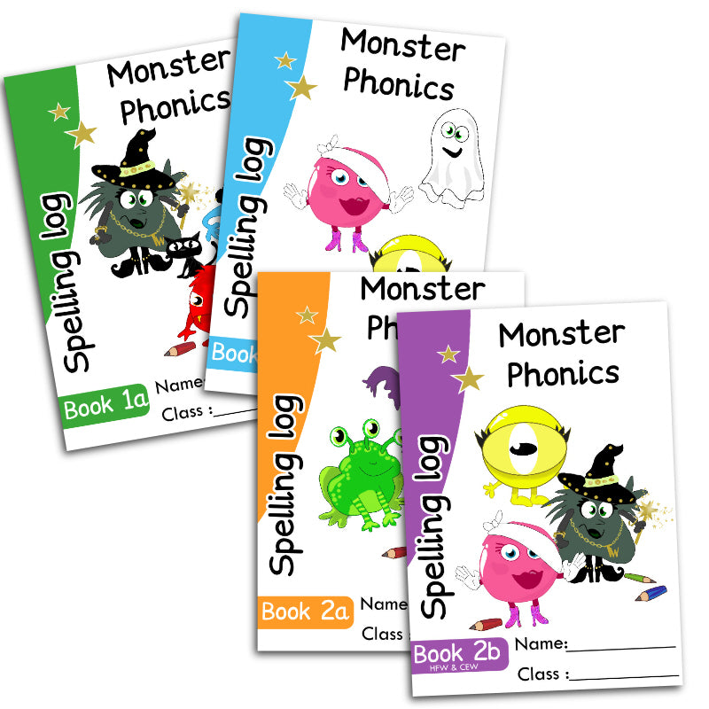 Spelling Log Books for Y1 and Y2