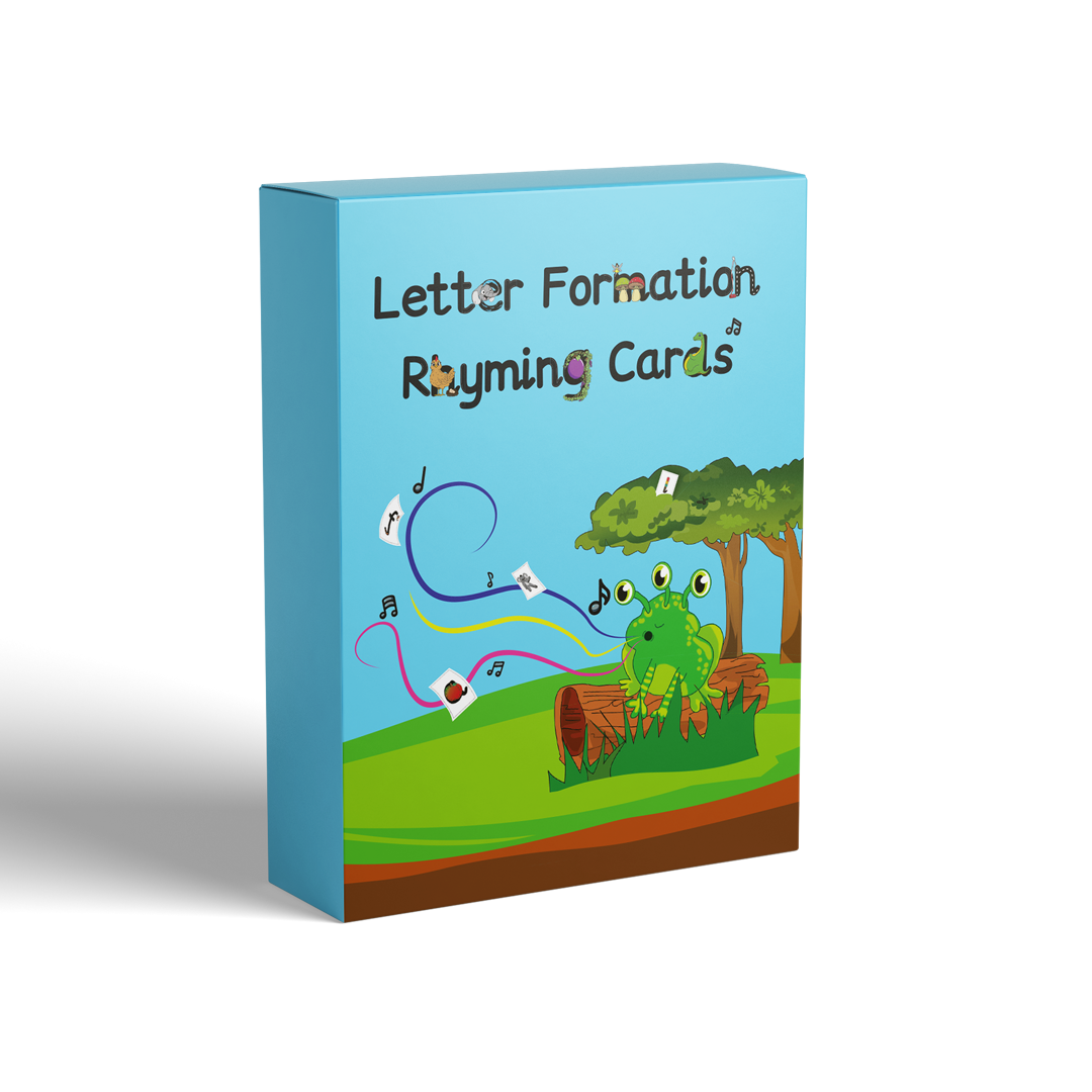 Letter Formation Rhyming Cards