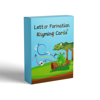 Letter Formation Rhyming Cards