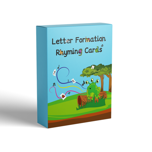 Letter Formation Rhyming Cards
