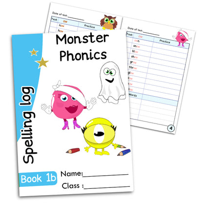 Spelling Log Books for Y1 and Y2